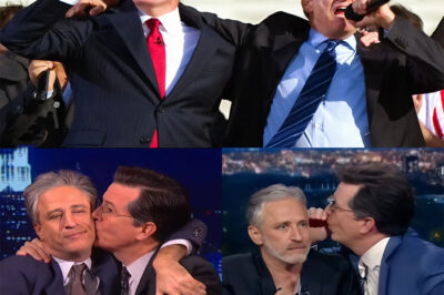Jon Stewart and Stephen Colbert were caught in tense private meetings after their show was unceremoniously canceled—and the entertainment world is abuzz. Are these late-night legends secretly plotting the biggest comeback on television? Rumors are pointing to a bold, groundbreaking project that could change the industry… but what exactly are they planning?