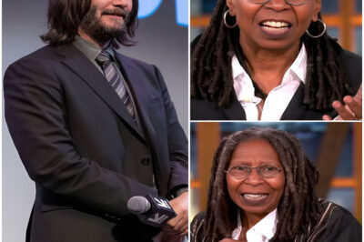 “ARE YOU SERIOUS?” Keanu Reeves stunned millions on live television when he refused to present Whoopi Goldberg with a Lifetime Achievement Award—and his chilling five words, “SHE DOESN’T DESERVE THIS,” sent shockwaves through Hollywood. Before a glittering, star-studded crowd, Reeves stepped down from the podium, looked the audience straight in the eye, and insisted: “DO NOT HONOR SOMEONE WHO HAS BEEN HIDING THE TRUTH FOR DECADES.” The gasps were deafening. The applause stopped mid-sentence. What was supposed to be a night of honors instantly turned into a brutal, unfiltered putdown. Then came his final blow: “THIS INDUSTRY STILL GIVES AWARDS TO PEOPLE WHO LOSE THE PLOT—WELL, NOT WHILE I’M WATCHING IT.” In seconds, the celebration had turned into a full-blown confrontation, and the consequences—still unfolding—could change the industry forever.