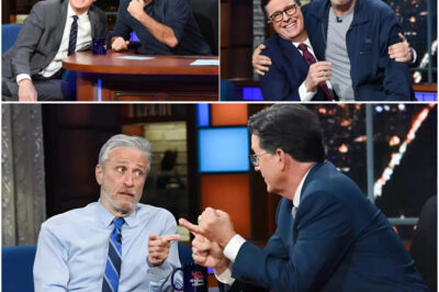 Late-night TV is in turmoil—Jon Stewart has broken out with a bold vow: “I will not be silenced.” His defiant stance comes as shocking rumors about the future of The Daily Show and Stephen Colbert’s sudden firing have rocked the industry. But Stewart’s cryptic warning—”It’s bigger than you think”—has fans and insiders wondering: What shocking truths are lurking behind the curtain of late-night TV?