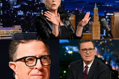 Jamie Lee Curtis has sent shockwaves through Hollywood with a bombshell claim — accusing CBS of intentionally “silencing” her in the wake of Stephen Colbert’s shocking departure. The accusation has rocked the already fragile world of late-night television, leaving fans wondering: What shocking secrets has Curtis been forced to keep secret, and why is CBS so desperate to silence her?