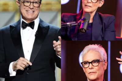 Jamie Lee Curtis just made headlines: She claims CBS tried to silence her about Stephen Colbert’s abrupt cancellation. Now the question is—what is the network hiding? Insiders whisper that the controversy could be deeper than anyone imagined, with revelations that could shake late-night television to its core.