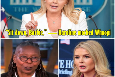 “Sit down, Barbie.” With her sarcastic remark directed at Whoopi on live television, Karoline thought she had the upper hand. But in just seven seconds, the moment was reversed—and what happened next would make her regret it. What happened so quickly that her punch turned into a nightmare she would never recover from? The answer is both shocking and unforgettable.