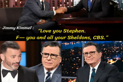 “LOVE YOU, STEPHEN. FUCK YOU AND ALL YOUR SHELDONS, CBS.” With that fiery outburst, Jimmy Kimmel unleashed a torrent of criticism after CBS announced plans to cancel The Late Show with Stephen Colbert. But was it just a show of loyalty to his fellow host—or a deeper attack on the direction of television? The real story behind Kimmel’s rant may reveal a brewing late-night war that’s bigger than anyone expected.