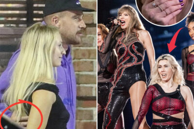 BREAKING: A leaked photo of Travis Kelce in a compromising position with a mystery blonde has gone viral. Multiple sources say that when the photo was sent to Taylor Swift, she burst into tears—but the real shock came when the woman’s identity was revealed: one of Taylor’s trusted dancers from her past tours. What really happened that night, and how deep was this betrayal?