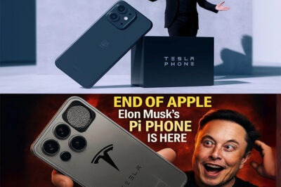 “The End of Apple? Elon Musk’s $237 Pi Phone Is Coming—And It Could Change Everything!” Apple’s reign may be in jeopardy. The Tesla Pi, now officially available for just $237, is said to pack a slew of features that promise to shake up the smartphone world—from Starlink satellite internet and solar charging to AI tools built right into the core. It’s not just competing; it’s rewriting the rules of the game. But insiders have revealed a secret feature that Musk didn’t reveal on stage—could this be the real reason Apple should be worried?