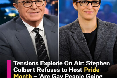 “Tensions Explode On Air: Stephen Colbert Refuses to Host Pride Month — ‘Are Gay People Going Against Nature?’ — The Studio Fell Silent, and the Internet Is in Flames”