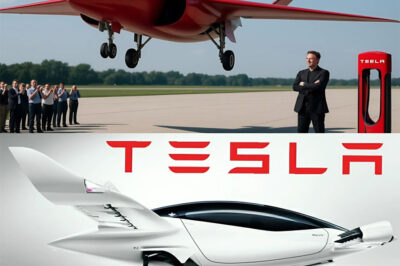 The Future of Flight Has Arrived — Elon Musk’s Electric Plane Just Took Off! In a moment that redefines aviation history, Elon Musk has unveiled Tesla’s first-ever electric plane prototype, sending shockwaves through the tech and aerospace worlds.