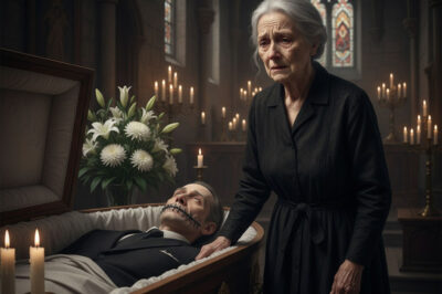 The old mother opened the coffin to see her child for the last time right at the funeral, but everyone was horrified to witness this scene…