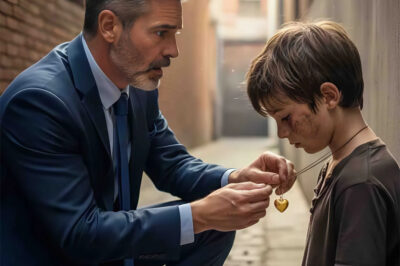 The Billionaire Saw A Poor Little Boy Wearing His Long -Lost Necklace . What He Did Next Shocked