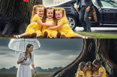 He Came Home Unannounced and Found His Triplets Abandoned by His New Wife in the rain