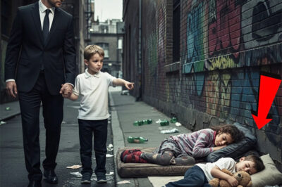 “DAD, THOSE KIDS IN THE TRASH LOOK JUST LIKE ME!” — BOY SHOCKS BILLIONAIRE