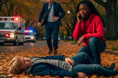 A Black Girl Calls a Billionaire and Says His Son Is Unconscious on the Street…