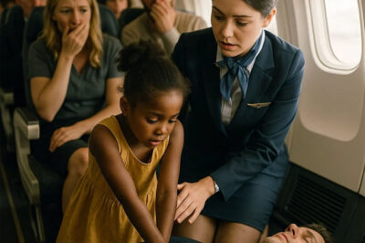 A poor 12-year-old Black girl saved a millionaire on a plane… But what he whispered made her cry out loud