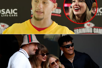 When Worlds Collide: Patrick Mahomes & Wife Get Exclusive Sneak Peek of Taylor Swift’s ‘New Heights’ Episode
