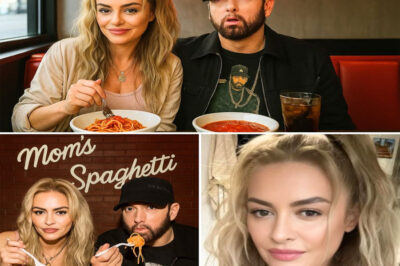 Rap Legend’s Secret Romance EXPOSED After Birthday Sighting at Mom’s Spaghetti! Slim Shady Has Been Quietly Dating His Longtime Stylist Katrina Malota for Months — Fans Stunned as Hidden Relationship Rumors Explode Across Social Media! TMZ has dropped a b0mbshell no one saw coming — Eminem, the fiercely private rap icon, was caught leaving Mom’s Spaghetti on his birthday… with none other than his longtime stylist, Katrina Malota. According to insiders, the two have shared a close bond for years, but new footage has fans convinced this friendship has turned into something much deeper. The pair as laughing, holding hands, and “looking like two people who stopped pretending.” Now, social media is on fire — millions of fans are dissecting every detail, every glance, every lyric that might’ve hinted at the secret romance. Could this be the woman who finally melted the Ice King of rap? Watch the viral video and decide for yourself