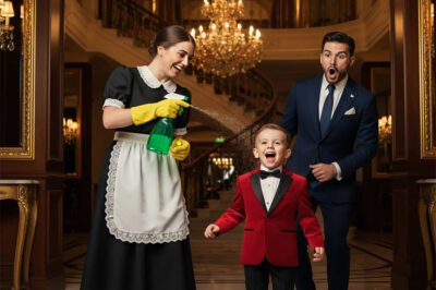 “WHOEVER MAKES MY SON TALK WILL MARRY ME!” SAID THE MILLIONAIRE…AND THE EMPLOYEE SURPRISED EVERYON