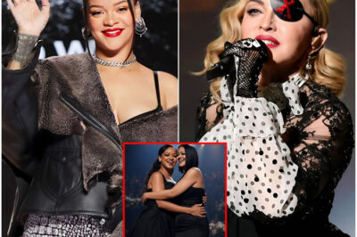 Music industry chaos is erupting after a **mysterious leaked track** allegedly featuring **Rihanna and Madonna** surfaced online — and fans swear the lyrics contain **hidden shots at a powerful female star**. The internet is in meltdown, with some calling it a “covert musical attack” that could ignite the biggest feud pop has ever seen. But who exactly are they targeting — and is this explosive collaboration even real?