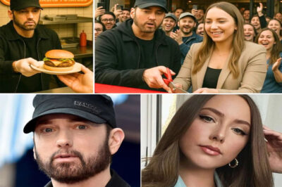 EMINEM OPENS “HAILIE BURGER” IN DETROIT — A HEARTFELT TRIBUTE TO HIS DAUGHTER THAT’S BRINGING FANS TO TEARS! THE RAP LEGEND SWAPS THE MIC FOR THE GRILL, PERSONALLY SERVING BURGERS AND MEMORIES IN A RESTAURANT BUILT FROM HIS OWN STORY! He rapped about struggle. Now he’s serving up comfort. Eminem just opened “Hailie Burger”, a brand-new restaurant in his hometown of Detroit — inspired by the humble meals that fueled his rise from poverty to global fame. Named after his daughter Hailie Jade, the spot blends nostalgia, family, and flavor — and for the first three days, fans will get something no one expected: Eminem himself behind the counter, grilling and greeting customers. It’s not just food — it’s a love letter to where it all began.