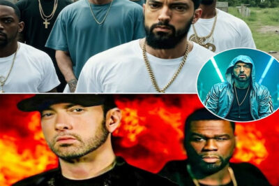 EMINEM JUST BROKE THE INTERNET — “HI KIDS” (ft. 50 Cent, Busta Rhymes & JID) Is a Lyrical Explosion Fans Are Calling “Vintage Shady Chaos Reborn”! Slim Shady has officially returned — and this time, he brought reinforcements. Eminem’s new track “Hi Kids” just detonated online, reuniting hip-hop heavyweights 50 Cent and Busta Rhymes with the rap god himself — plus a surprise verse from JID, one of the sharpest new voices of his generation.The result? Absolute mayhem. The music video is a psychedelic riot of color, controversy, and chaos — a visual trip through Shady’s twisted universe that fans say feels like “Without Me” on steroids.” Every verse hits like a grenade, every punchline sharper than the last, and the chemistry between the four MCs is pure fire.Critics are already calling it a masterclass in controlled insanity — the perfect mix of nostalgia and evolution that proves Eminem hasn’t lost a step. The world wanted the old Shady back… and he just kicked the door off its hinges. Watch it now — if your speakers can handle it.