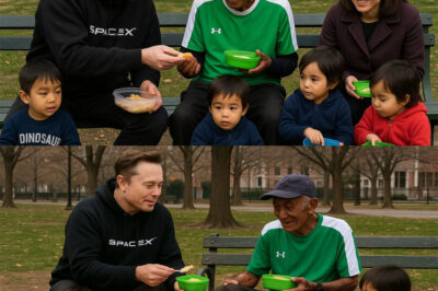 WARM SCENE: Elon Musk, who is thought to be a cold and tough tech tycoon, on the other hand, revealed his warm inner self when he humbly took his company’s charity and personally gave it to homeless children and the elderly. No grand speech, no spotlight, just a quiet gesture of kindness. For many, it is proof that true leadership begins with compassion