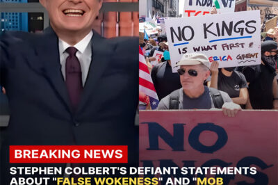 Stephen Colbert Sparks Outrage After Refusing to Support the Explosive ‘NO KING’ Protests — His Defiant Remarks About “Fake Wokeness” and “Crowd Manipulation” Ignite a Nationwide Firestorm of Debate Over Freedom, Control, and the True Meaning of Dissent
