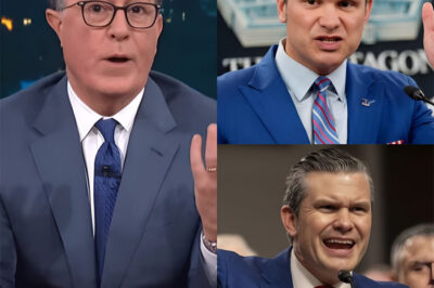“WHEN YOU CAN’T BE RIGHT — YOU GET LOUD.” Pete Hegseth STRIKES BACK After Stephen Colbert’s Fiery On-Air Attack, Delivering a Cold, Unshakable Message That’s Got the Internet Divided and Viewers Saying: “Comedy Fades. Character Doesn’t.”