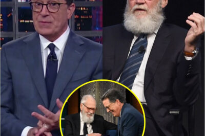 “You can’t spell CBS without BS.” With that cutting one-liner, David Letterman just reignited a storm that had barely started to calm. Breaking his silence on Stephen Colbert’s shocking exit, the late-night legend didn’t just crack a joke — he dropped a warning. Insiders say Letterman’s words hint at something far deeper than a simple network shake-up. Was Colbert’s departure really voluntary, or part of a much larger cover-up brewing behind CBS’s glossy facade? One thing’s clear — if Letterman’s speaking out now, the truth might be a lot darker than anyone expected.