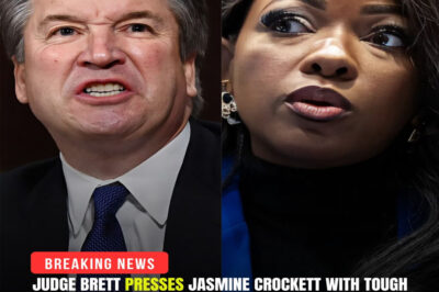 SH0CKING: When Judge Brett tried to corner Representative Jasmine Crockett with pointed, repeated questions, no one expected what came next. With calm precision and undeniable fire, Crockett turned the tables — delivering a sharp, fearless response that left the entire courtroom frozen in stunned silence…