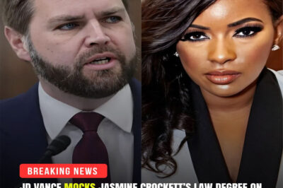 JD Vance Mocked Jasmine Crockett’s Law Degree on Live TV….BUT Her 5-Sentence Response Left the Studio Silent and America in Sh0ck….
