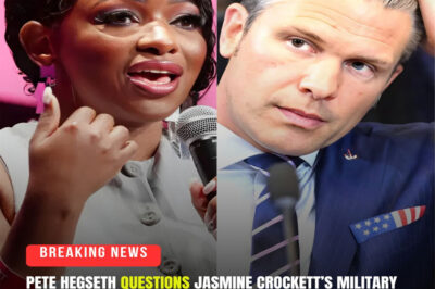 BREAKING: Pete Hegseth just challenged Jasmine Crockett’s military knowledge — but seconds later, veteran records were revealed live on air, leaving Hegseth frozen in front of the nation. Crockett simply smiled and delivered one short line that sent social media into chaos… Watch that moment here…