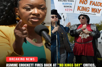 Jasmine Crockett posted on X amid the surging “No Kings Day” movement sweeping across America, responding to rumors claiming “The Democratic Party is destroying the country.” — “We’re not burning this country down — we’re trying to save it from a man who thinks he’s a king. If defending freedom and stopping a delusional man from hijacking democracy is called ‘destroying America,’ then maybe they’ve forgotten what patriotism really means.”