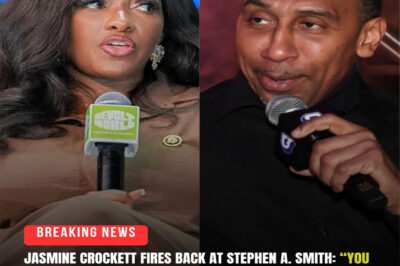 “You came for me on your show, now I’m coming for you with the truth” – Jasmine Crockett’s BOLD response to Stephen A. Smith sends shockwaves across social media as the debate over power, respect, and representation explodes overnight
