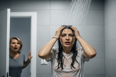 Every night, the daughter-in-law spends over an hour in the shower. One evening, the mother-in-law presses her ear to the bathroom door… and within minutes, she’s on the phone to the police