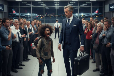 “Don’t Get On The Plane! It’s Going To Explode!” – A Homeless Boy Yelled At A Rich Businessman, And The Truth Left Everyone Speechless…