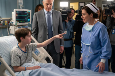 Don’t believe her! She’s not a nurse, she’s…” – A little boy in the hospital shouted at the billionaire, and the truth shocked everyone…