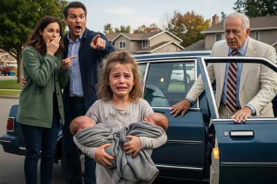 A little girl was kicked out for stealing a glass of milk for her two younger siblings. Suddenly, a millionaire got out of the car and…