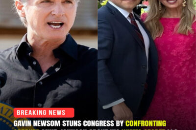 A gasp echoed through the chamber as Gov. Gavin Newsom leaned forward, his voice like a knife cutting through the tension. “So, Mr. Speaker,” he said, his eyes fixed on Mike Johnson, “do you want to explain about your wife’s secret LLC?” The room fell silent—staffers froze, reporters stopped typing….