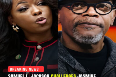LIVE ON-AIR EXPLOSION: Samuel L. Jackson CHALLENGES Jasmine Crockett in a “Quote Battle” — but within seconds, he’s DESTROYED by one direct quote from Crockett that made the entire studio erupt
