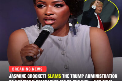 NATIONWIDE ERUPTION: Jasmine Crockett CALLS the T.r.u.m.p Administration “racist,” likens I.C.E. to the KKK — “This administration is racist. He has always been a racist….