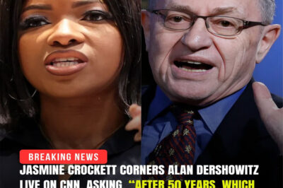 “AFTER 50 YEARS, WHICH VERSION DO WE BELIEVE?” — Rep. Jasmine Crockett Confronts Alan Dershowitz Live on CNN in Legal Showdown for the Ages…