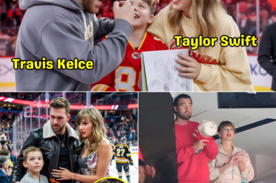Taylor Swift & Travis Kelce’s Touching Act of Kindness for a Soldier’s Son at a Hockey Game Melts Hearts Everywhere