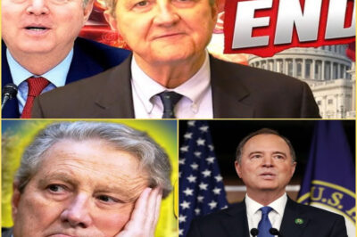 You won’t believe what went down in the Senate today… Adam Schiff tried to take control of the hearing with his usual theatrics, but Senator John Kennedy was ready. With 103 pieces of damning evidence, Kennedy tore through Schiff’s claims—collusion accusations, leaks, impeachment secrets… every lie laid bare, every move exposed. The room went dead silent. Schiff? Utterly humiliated. And now, Washington is STILL reeling from the fallout.