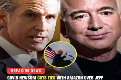 Wake up, Jeff.” — Governor Gavin Newsom abruptly announced that he would remove all of his media content and partnerships from Amazon, denouncing the relationship between Jeff Bezos and Don@ld T.r.u.m.p….