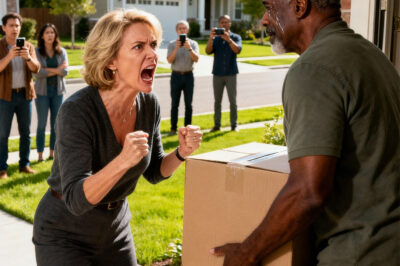 A white HOA Karen mocked an old black man: “This neighborhood isn’t for poor monkeys!” — the next day, she regretted every word she said…