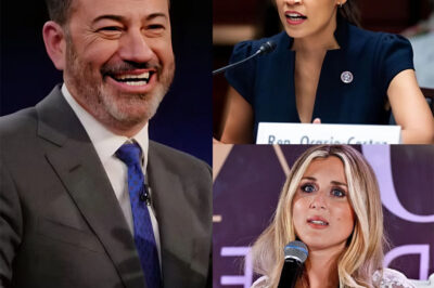 COMEDY MELTDOWN: Jimmy Kimmel roasted Riley Gaines over her demand to debate AOC — yet all eyes turned to his viral line: “Yeah, I’m sure AOC cleared her schedule just to…”