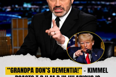 LATE NIGHT SHOCKED: Jimmy Kimmel left viewers speechless when challenging D0n@ld Trump to a televised IQ showdown against Jasmine Crockett and AOC — but all eyes turned to his savage, hilarious line: “Grandpa Don’s Dementia…”