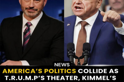 UNBELIEVABLE POWER PLAY: How D0n@ld T.r.u.m.p Turned His Presidency Into a Reality Show — While Jimmy Kimmel’s Savage Humor and Tim Walz’s Calm Logic Exposed America’s Deepest Political Addiction to Chaos, Ego, and Entertainment in 2025’s Most Shocking Leadership Clash!…