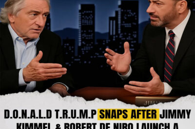 LIVE TV EXPLOSION: D0n@ld T.r.u.m.p SNAPS After Jimmy Kimmel & Robert De Niro LAUNCH a Brutal On-Air Takedown That SH0CKED America