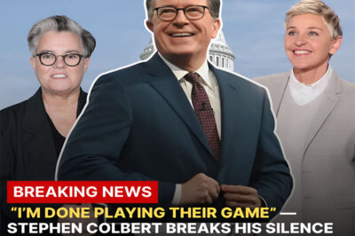 “HE’S DONE BEING SILENCED” — Stephen Colbert Breaks Down After CBS Firing, Says He Understands Why Ellen DeGeneres and Rosie O’Donnell Left America: “Maybe It’s Time I Leave Too”