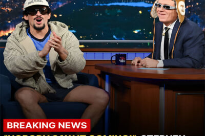 “NOBODY SAW IT COMING!” — STEPHEN COLBERT STUNS AUDIENCES BY INVITING BAD BUNNY TO THE LATE SHOW, TURNING A ROUTINE TAPING INTO A CULTURAL EARTHQUAKE